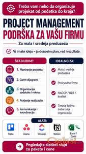 PROJECT MANAGEMENT PODRŠKA ZA VAŠU FIRMU